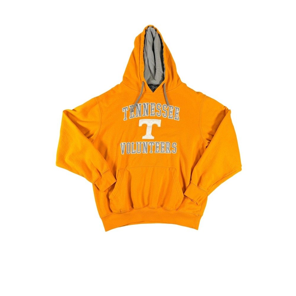 Colosseum Mens Tennessee Volunteers Hoodie Orange Embroidered Sweatshirt Medium